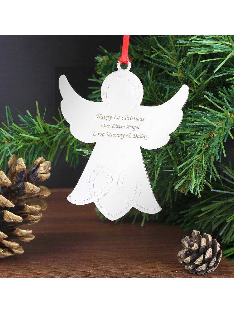 Personalised Angel Tree Decoration 