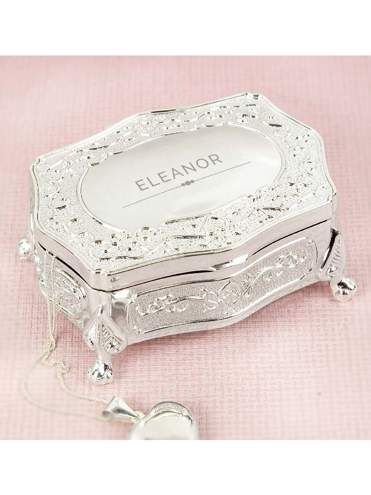 Personalised Classic Small Antique Trinket Box