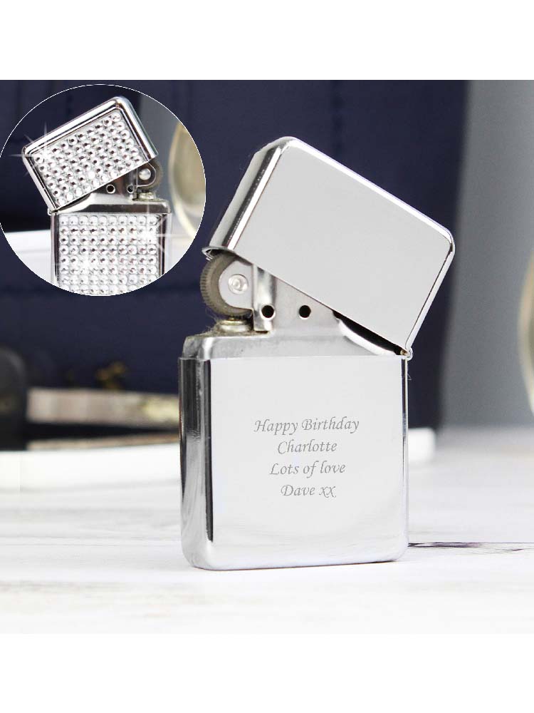 Personalised Diamante Lighter