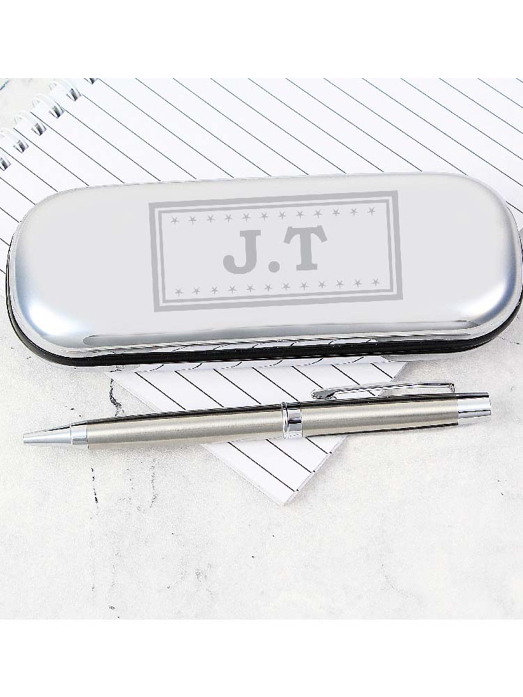 Personalised Monogram Pen and Box Set