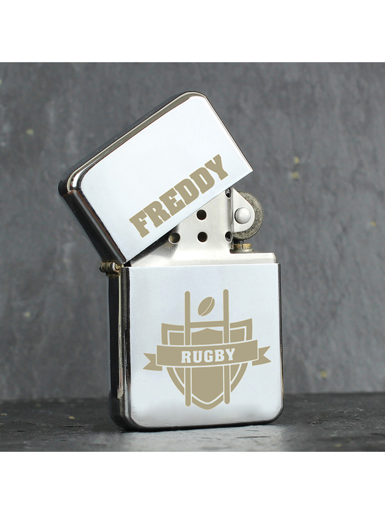 Personalised Rugby Lighter