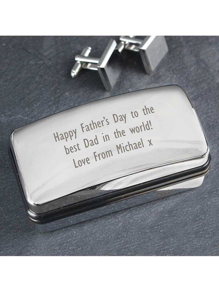 Personalised Cufflink Box