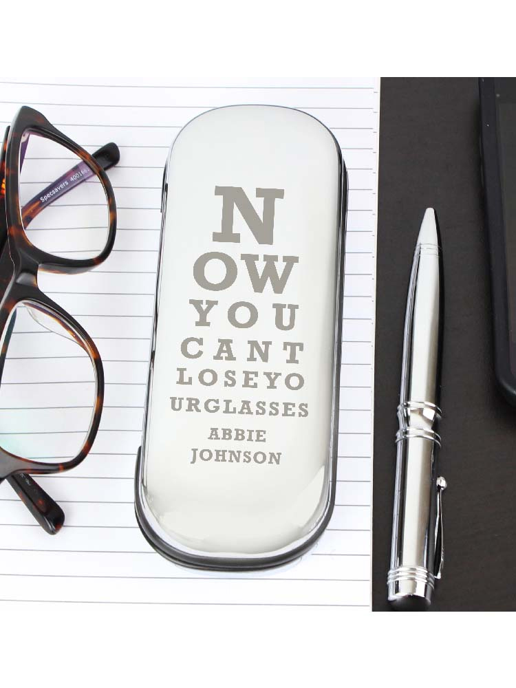 Personalised Eye Exam Glasses Case