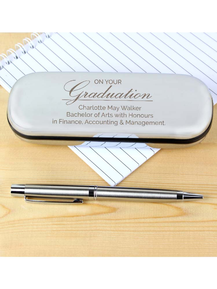 Personalised Graduation Pen and Box Set