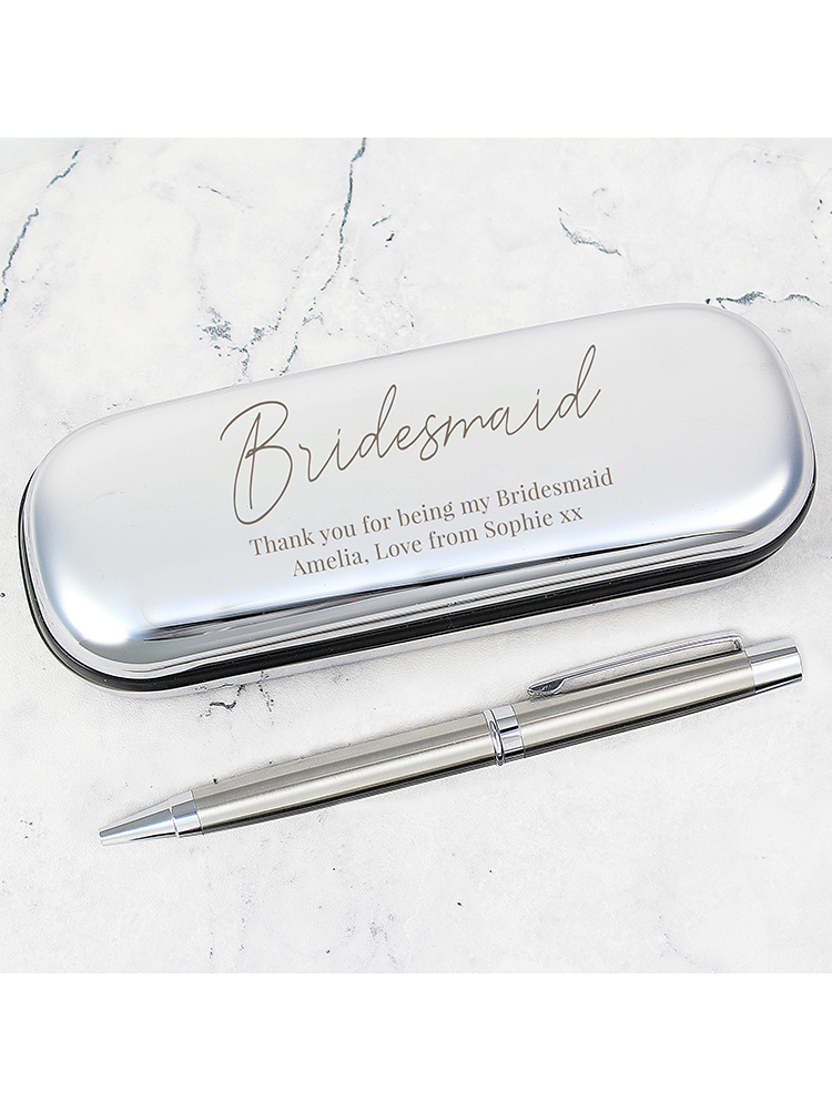 Personalised Free Text Pen and Box Set