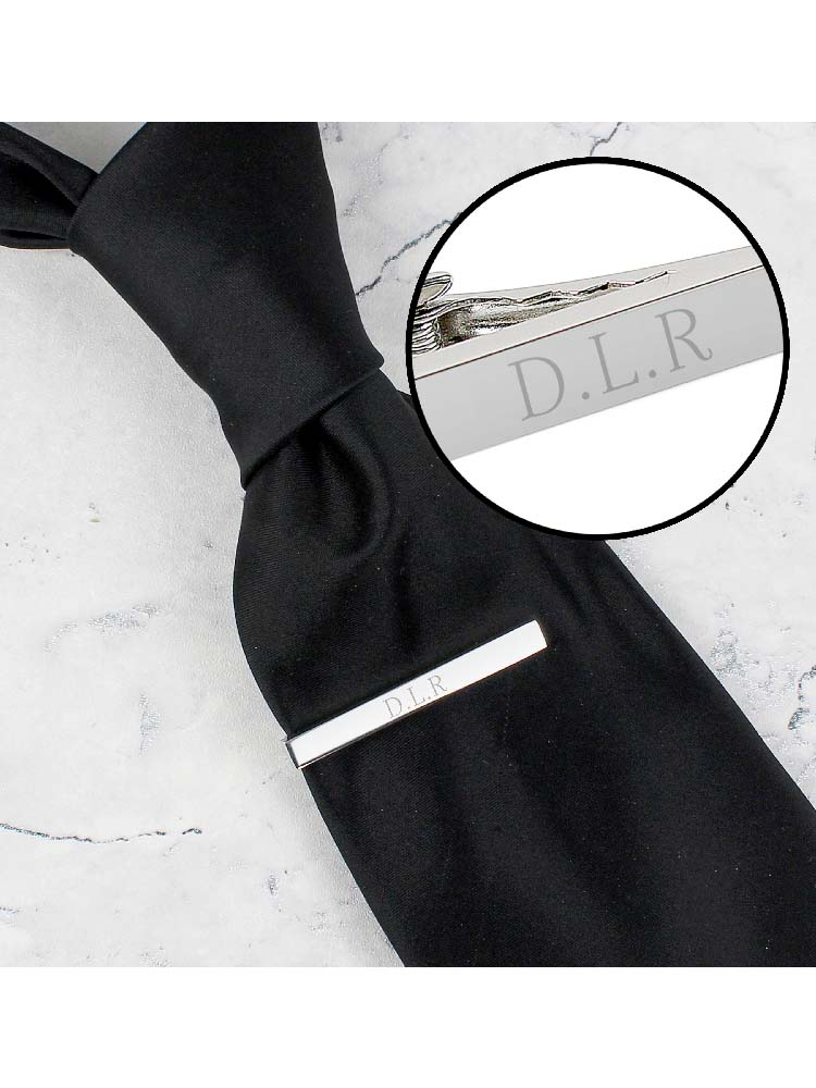 Personalised Initials Tie Clip