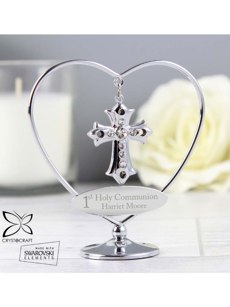 Personalised 1st Holy Communion Crystocraft Cross