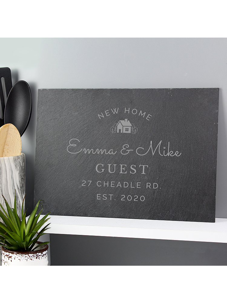 Personalised New Home Slate