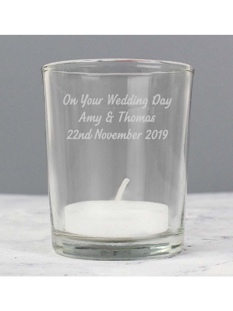 Personalised Votive Candle Holder