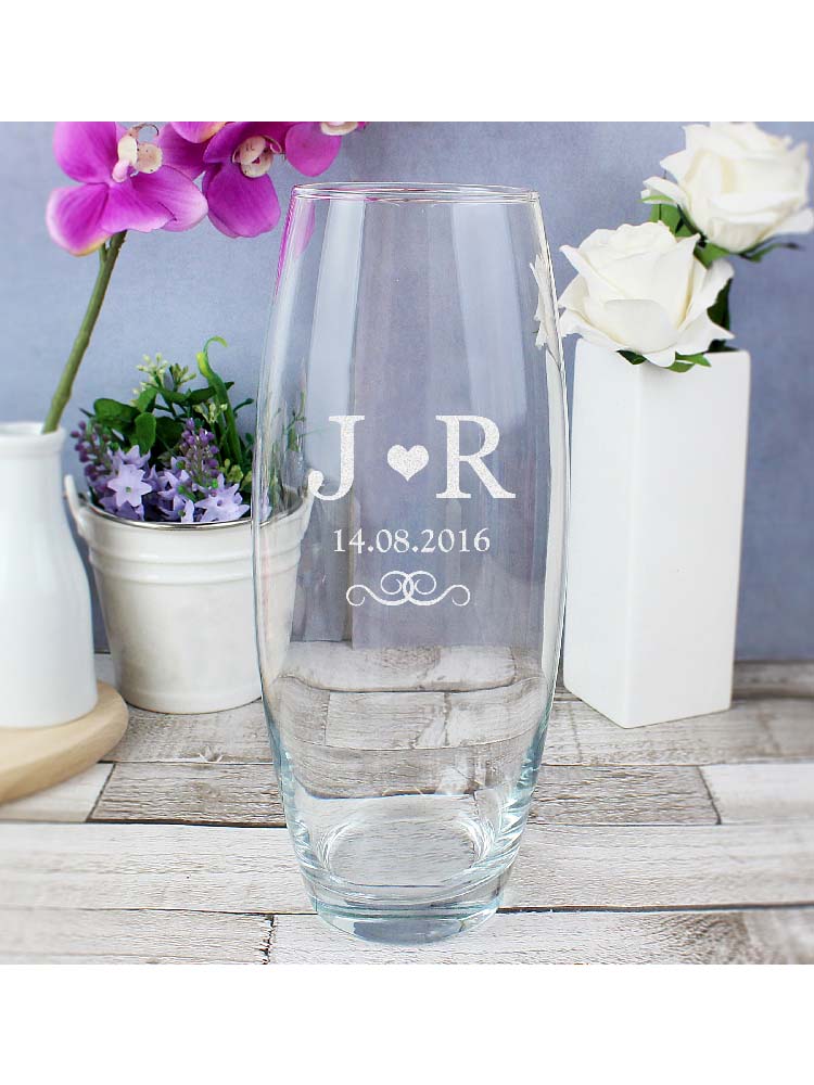 Personalised Monogram Bullet Vase