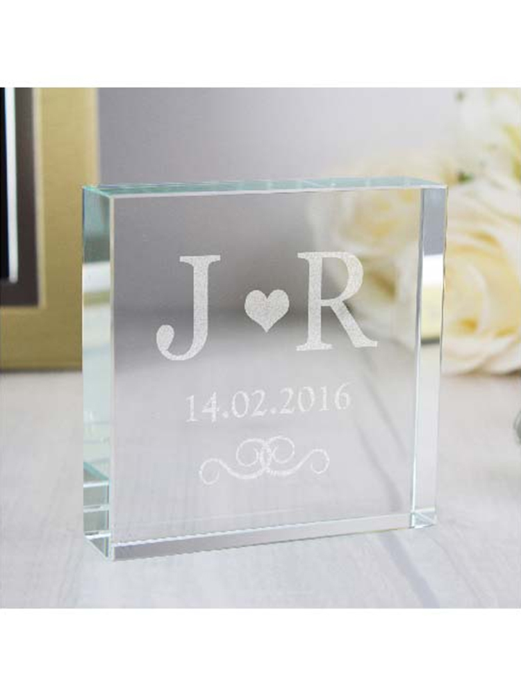 Personalised Monogram Large Crystal Token