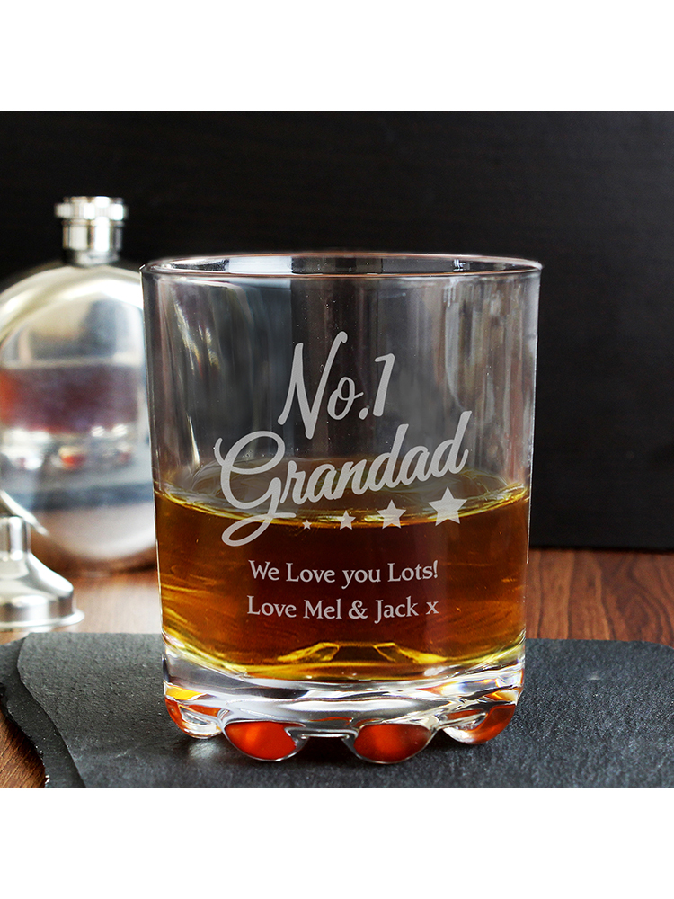 Personalised No.1 Grandad Tumbler