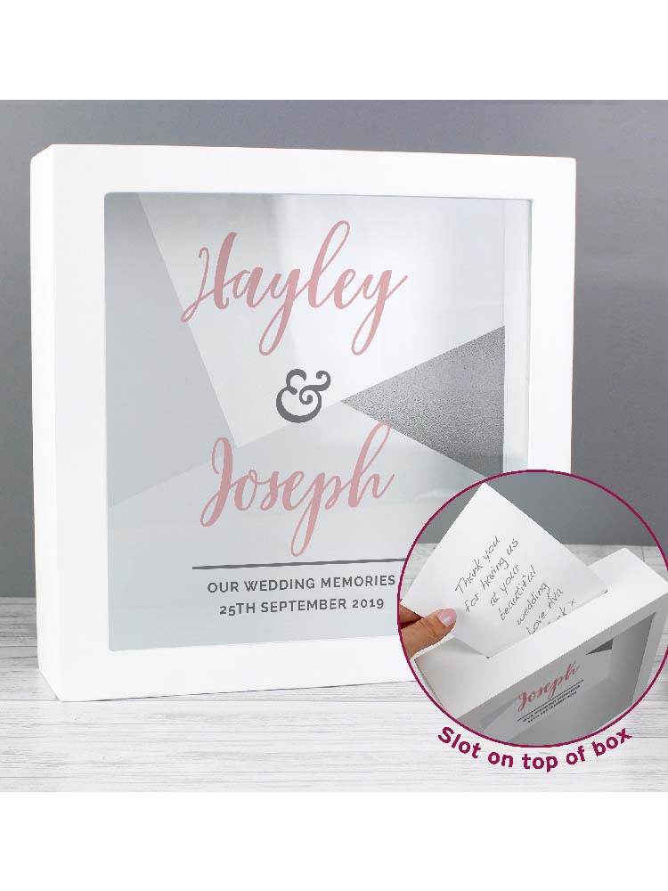 Personalised Wedding Fund and Keepsake Box