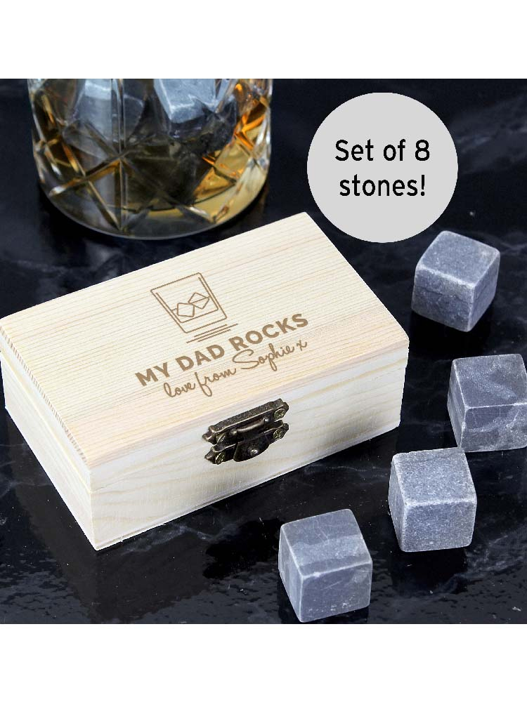 Personalised On The Rocks Whisky Stones