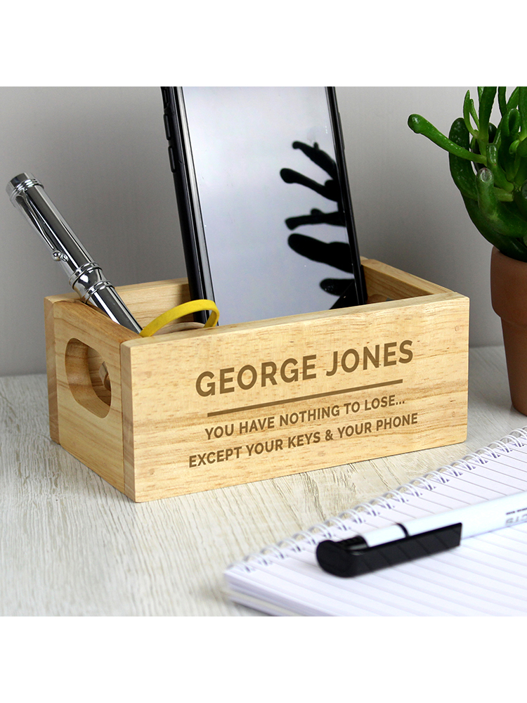 Personalised Free Text Mini Wooden Crate