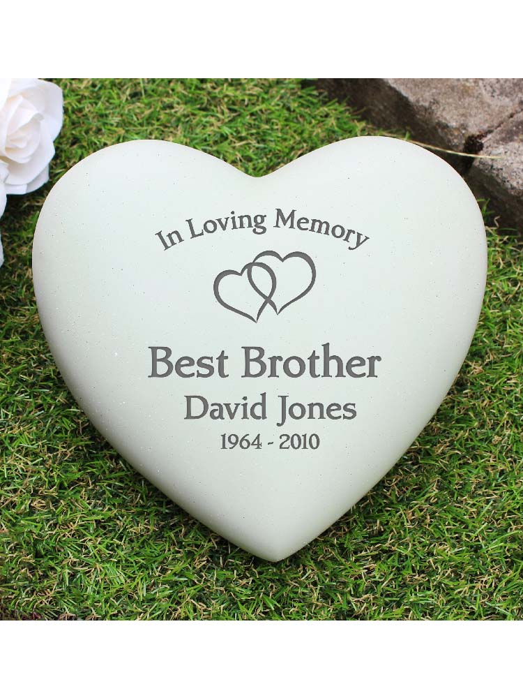 Personalised Floating Hearts Heart Memorial