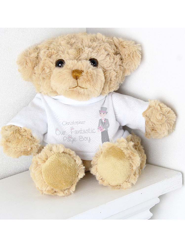 Personalised Fabulous Page Boy Teddy Bear