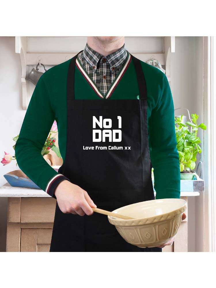 Personalised No1 Dad Apron