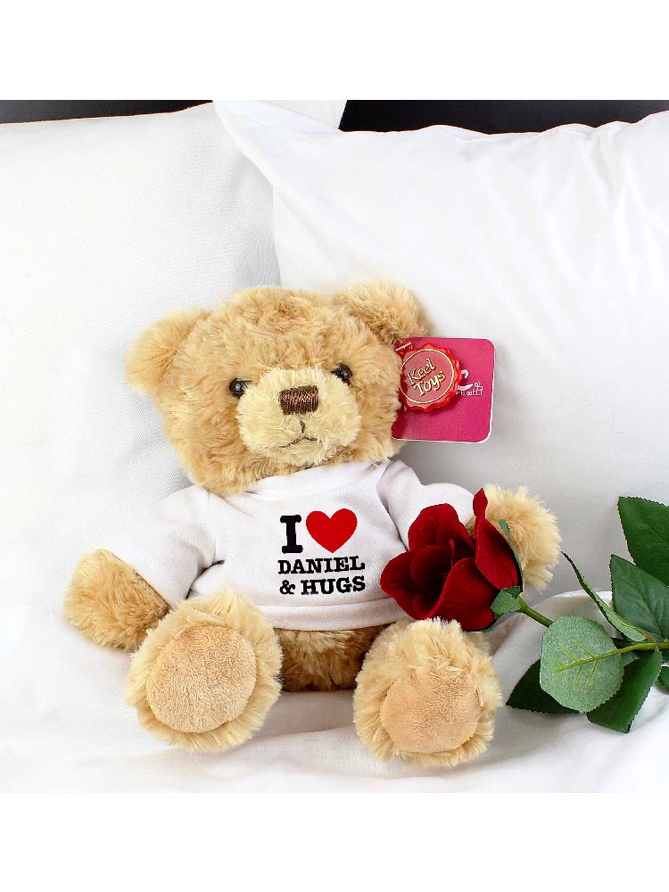 Personalised I HEART Teddy Bear