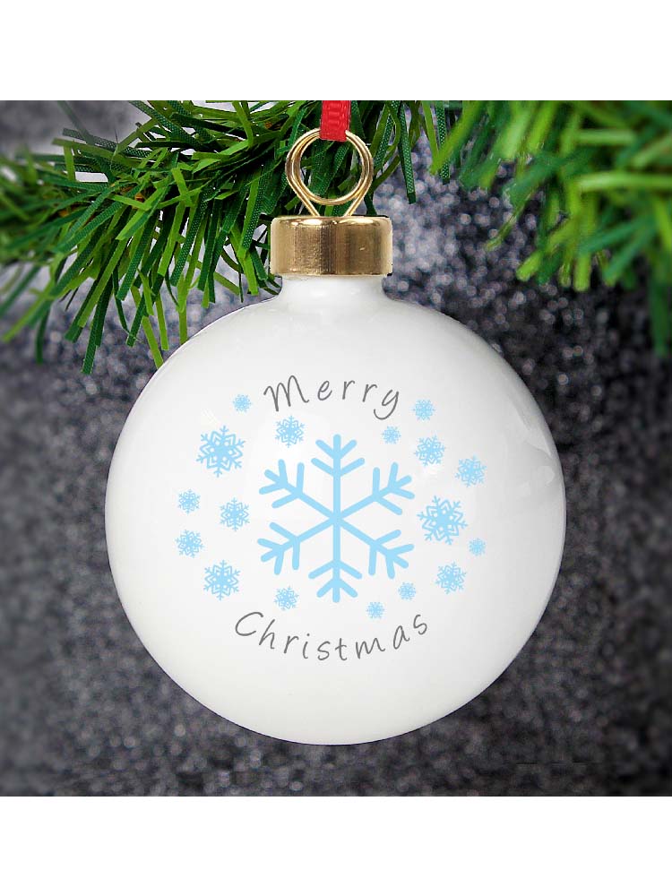 Personalised Snowflakes Bauble