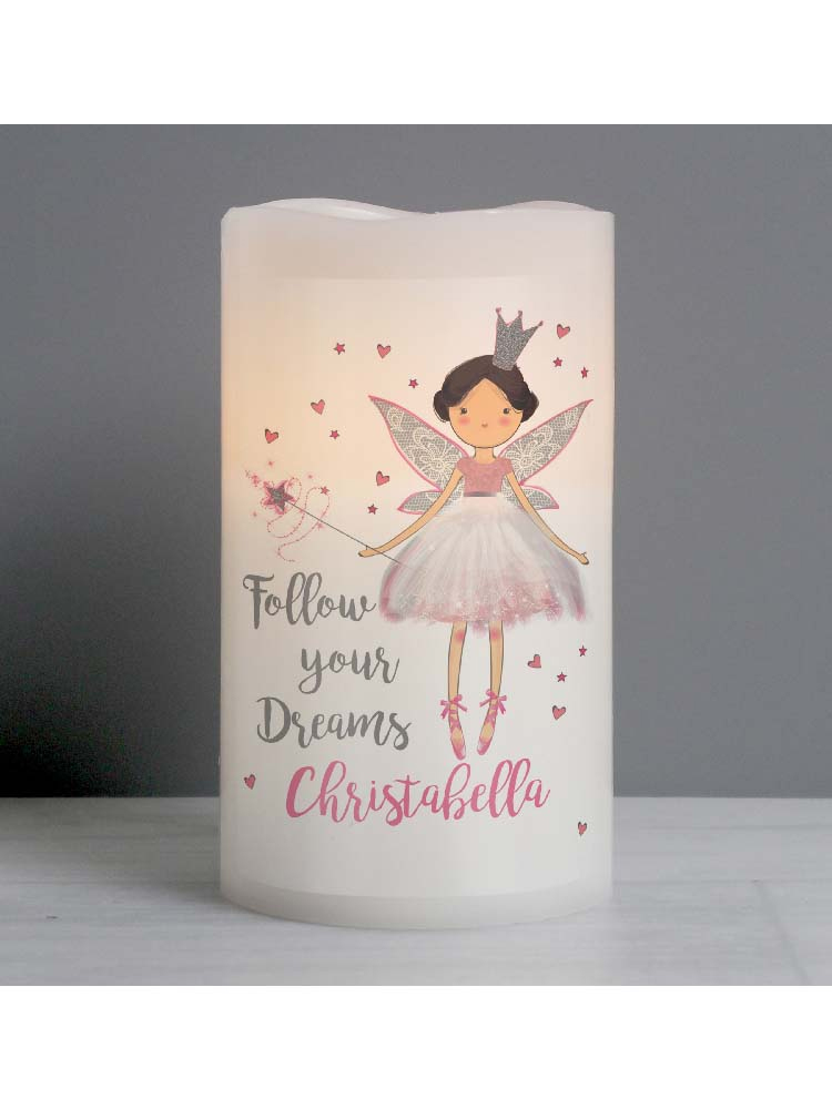 Personalised Fairy Princess Nightlight LED  Candle