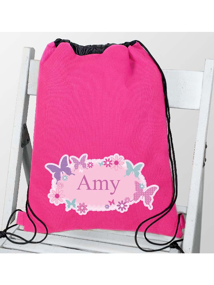 Personalised Butterfly Swim & Kit Bag