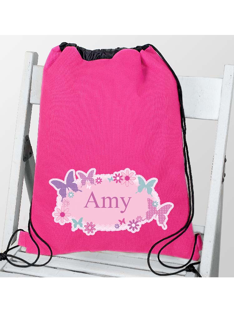 Personalised Fairy Pink Kit Bag