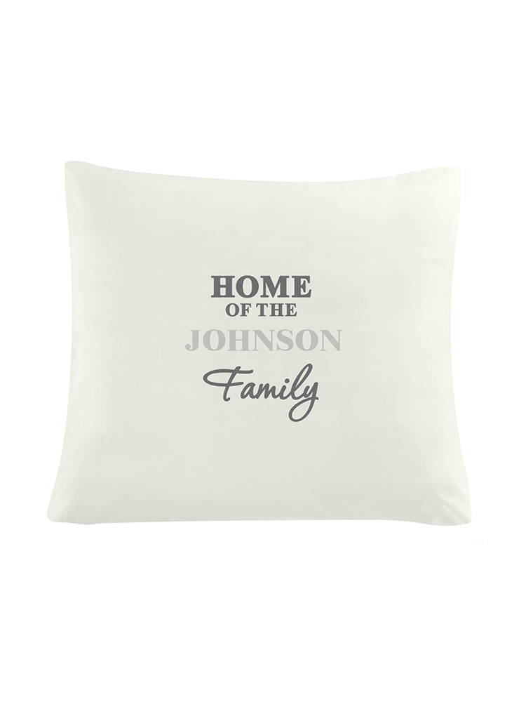 Personalised The Family Cushion Cover