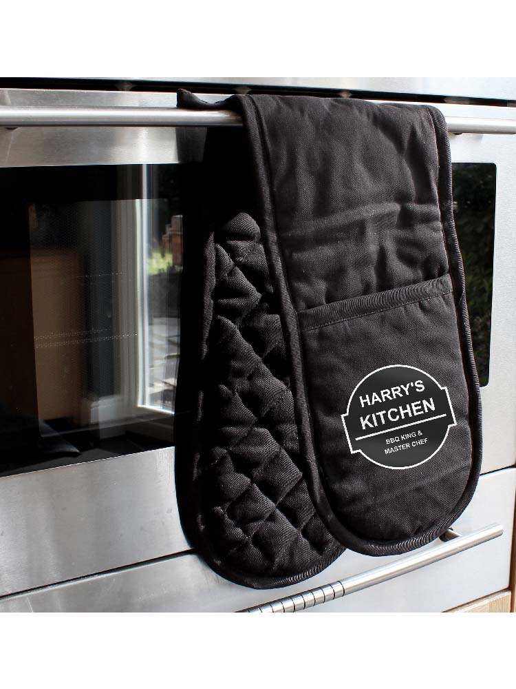 Personalised BBQ & Grill Oven Gloves