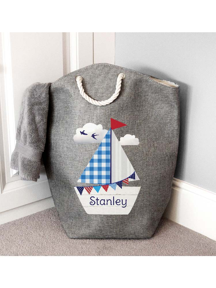 Personalised Sailboat Storage Bag