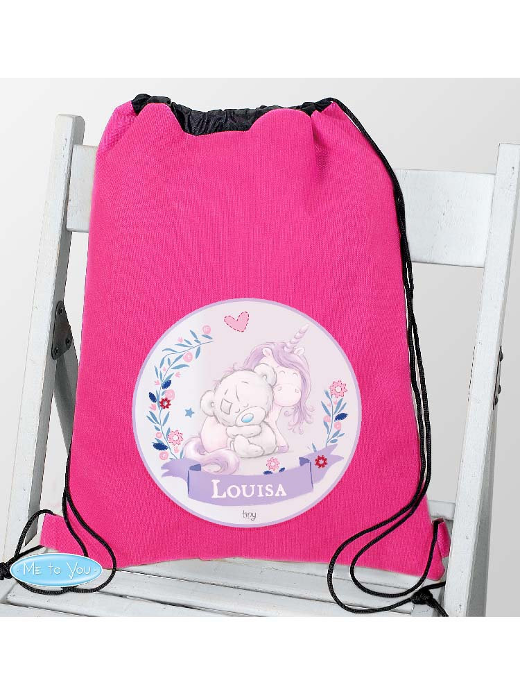 Personalised Tiny Tatty Teddy Unicorn Swim & School Bag