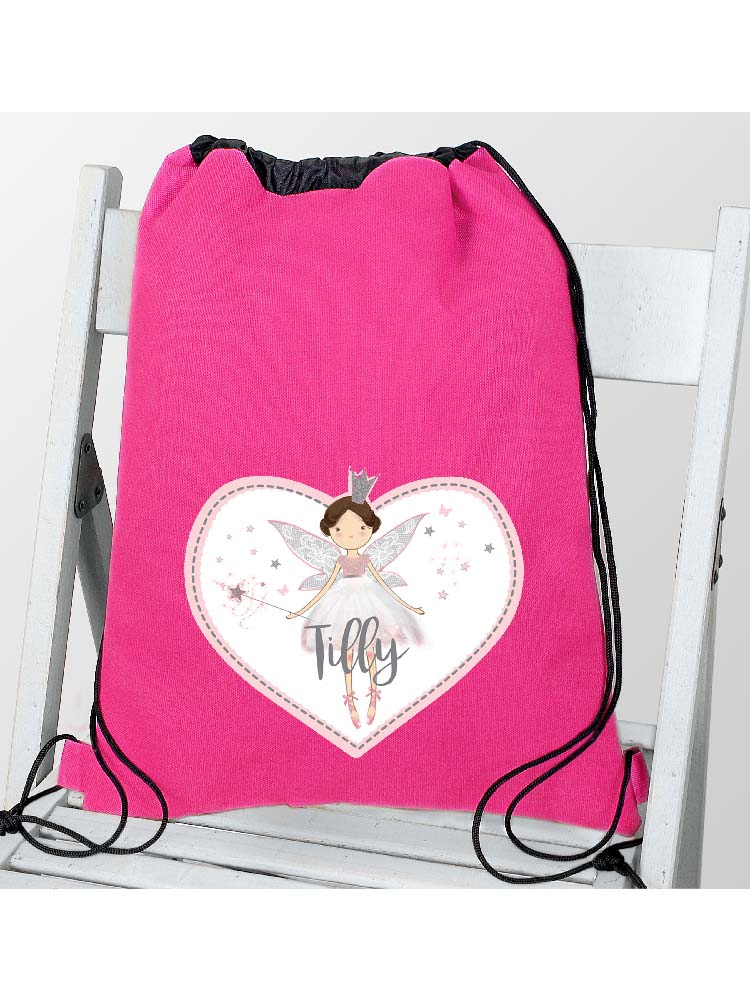 Personalised Fairy Princess Swim & Kit Bag