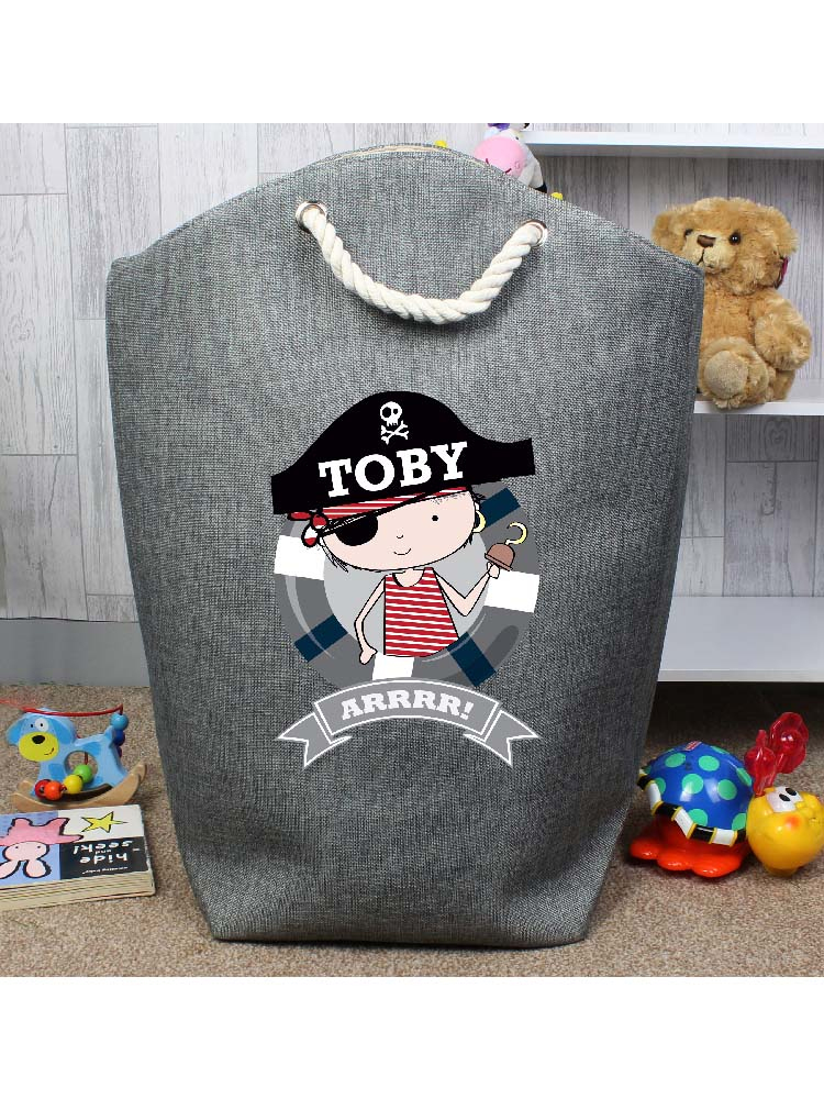 Personalised Pirate Storage Bag