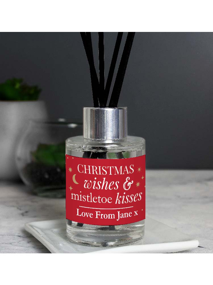 Â Personalised Christmas Wishes Reed Diffuser