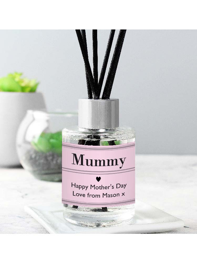 Personalised Classic Pink Reed Diffuser