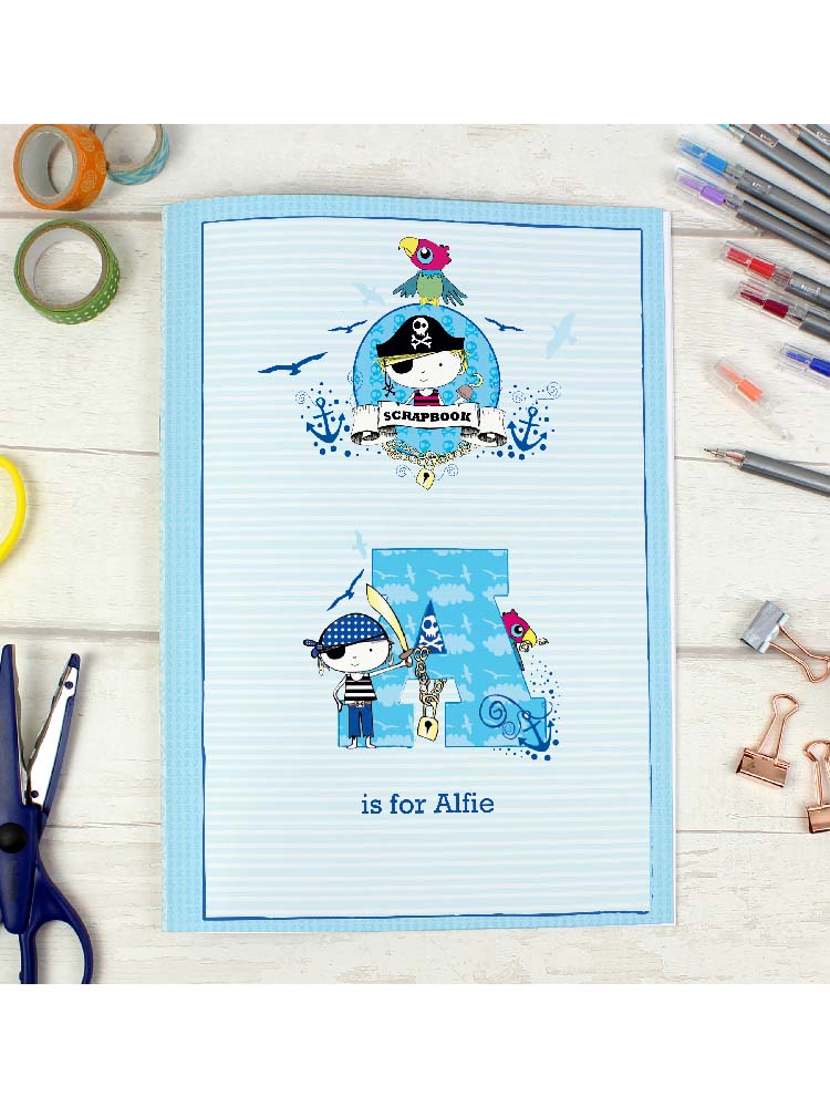 Personalised Pirate A4 Scrapbook