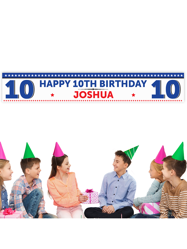 Personalised Birthday Star Banner