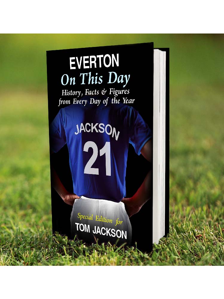 Personalised Everton on this Day Book