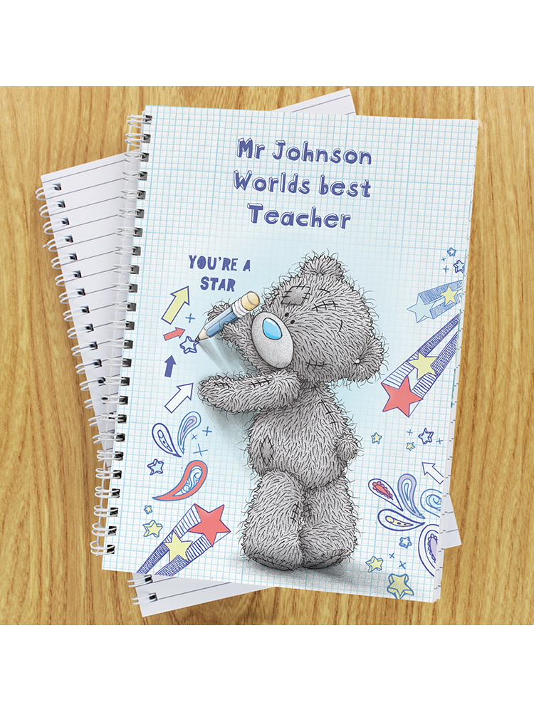 Personalised Me to You Teacher A5 Notebook