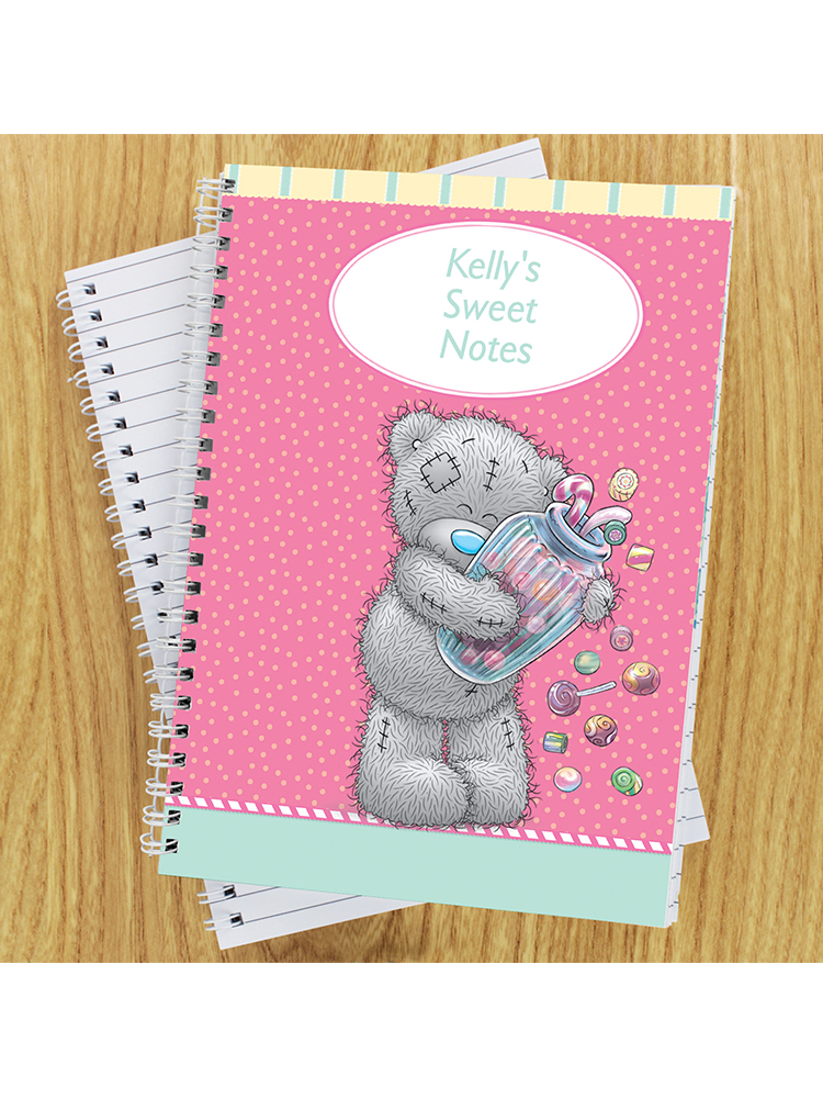 Personalised Me to You Candy Girl A5 Notebook