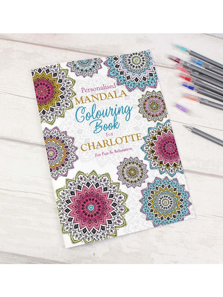 Personalised Mandala Colouring Book