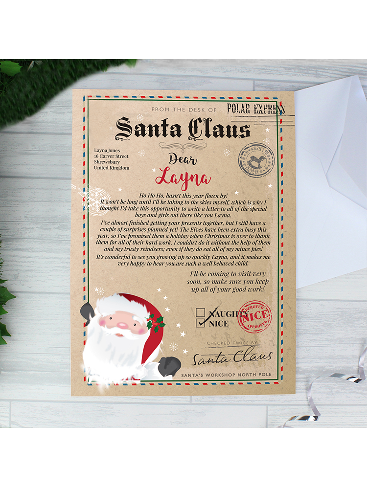 Personalised Santa Claus Letter