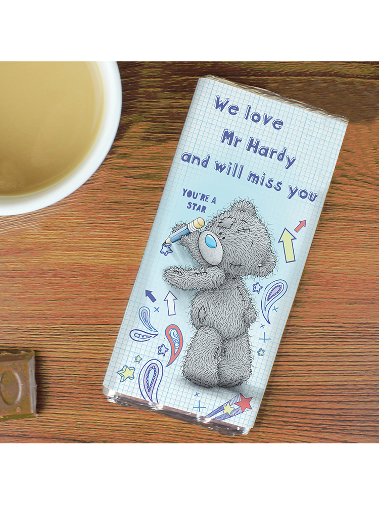 Personalised Me to You Teacher Milk Chocolate Bar