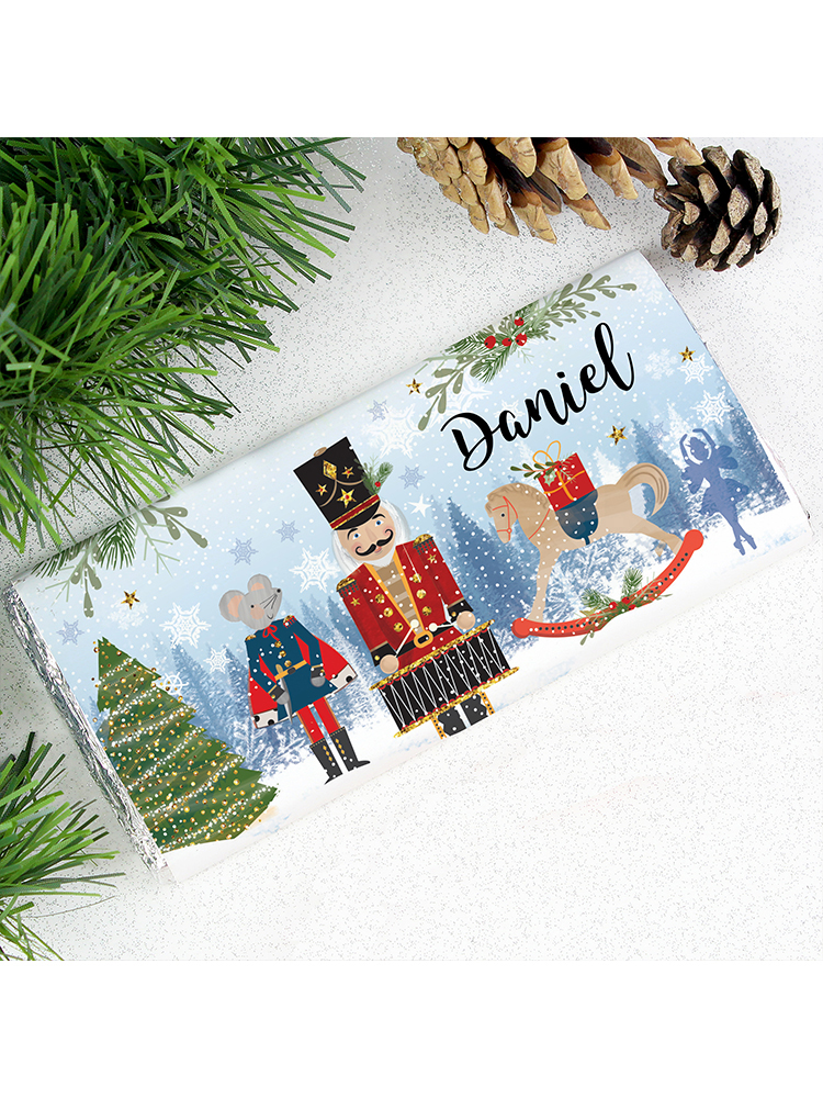 Personalised Nutcracker Milk Chocolate Bar