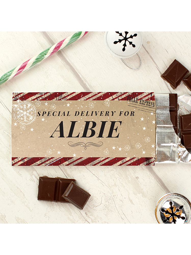 Personalised Special Delivery Milk Chocolate Bar