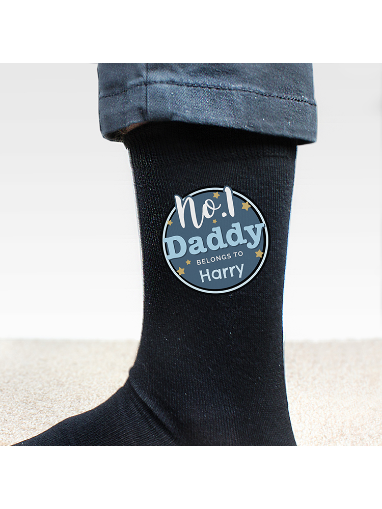 Personalised No.1 Men's Socks