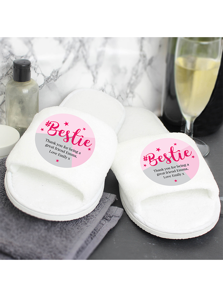 Personalised #Bestie Slippers