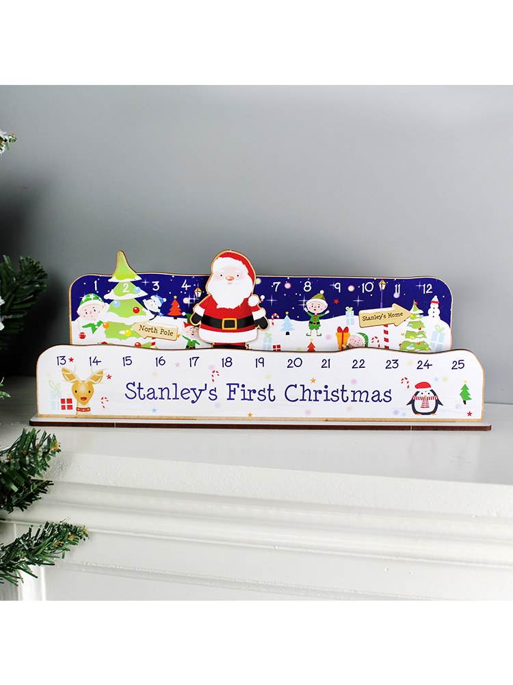 Personalised Make Your Own Santa Christmas Advent Countdown Kit