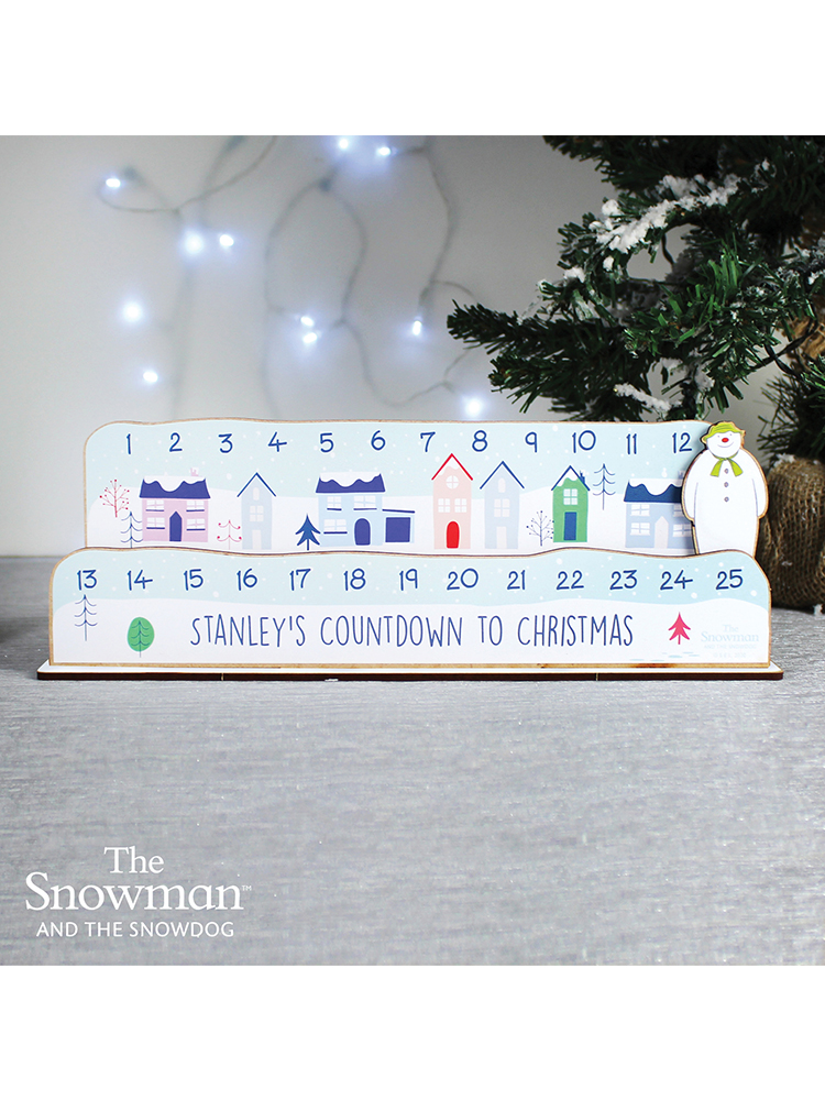 Personalised Make Your Own The Snowman Christmas Advent Countdown Kit