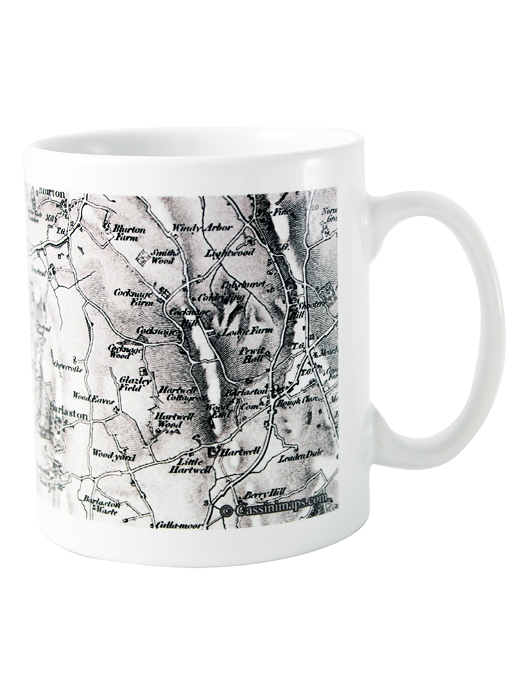 Personalised 1805 - 1874 Old Series Map Mug